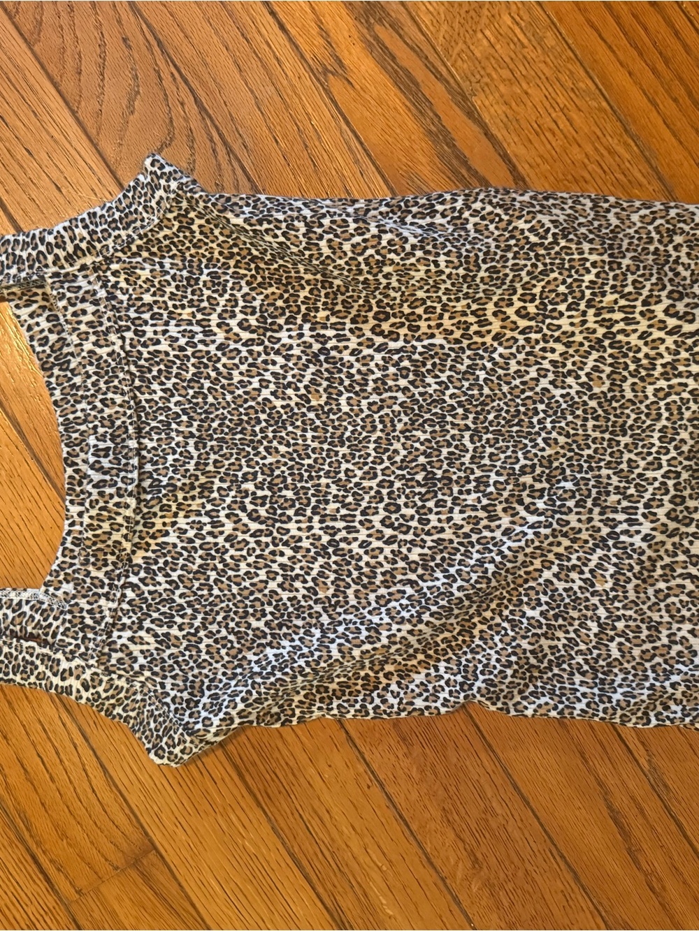 Leopard Print Tank Top - Brown
